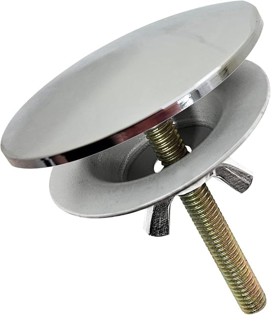 Westbrass D202-26 2" Kitchen Sink Hole Cover, Polished Chrome (2-Pack)