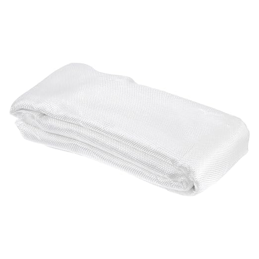 MECCANIXITY Fiberglass Cloth 7 OZ/200g 6m(6.54 Yards) x1m x 0.18mm E Glass Plain Weave Glass Fiber 64.58 Sq Feet, Woven Fabric for Boat RC Plane Auto Surfboard Tub Pool Repair