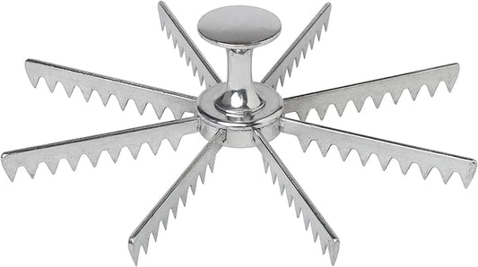 Mrs. Anderson’s Baking Pie Marker, Guideline, and Portion Divider, 8 Slice,Silver