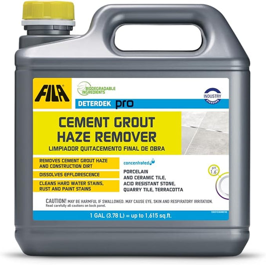 FILA Surface Care Solutions, DETERDEK PRO Cementitious Grout Haze Remover, 1 GAL