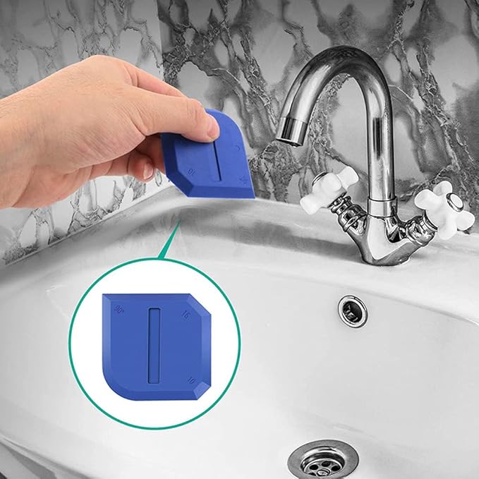 2 Pcs Silicone Caulking Tools, Sealant Grout Finishing Kit for Bathroom & Kitchen, Caulk Smoothing Tool Set, Grout Tool for Tile Sealing