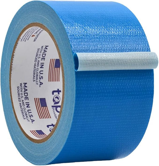 WOD DTC10 Advanced Strength Industrial Grade Sky Blue Duct Tape, 2.5 inch x 60 ft. Waterproof, UV Resistant For Crafts & Home Improvement