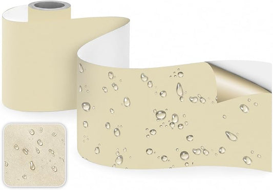 Self-Adhesive Fabric Repair Tape & Tent Repair Kit, Waterproof Patches for Clothes, Down Jacket, Camping Gear, Sleeping Bag, Heavy Duty Beige Nylon Tape for Instant Fix, 3.9"x63"