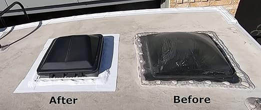 RV Roof Tape, 4" x 25' Black - UV-Resistant Camper Roof Sealant, Stop Leaks - Eternabond Equivalent