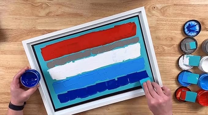 DGAGA 6Pcs Mini Squeegees,Screen Priniting Squeegee for Chalk Paste Silk Screen Stencil Squeegee for Chalk Paste Paint/Ink Rubber Squeegees Scraper Chalk Paint Screen Printing Kit