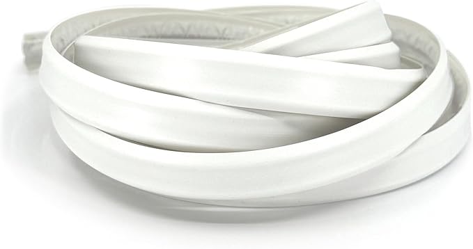 InstaTrim The Original Flexible Trim - 10ft White 1/2" Wide Adhesive Trim with Many Uses Including Bathtubs, Sinks, Counters, Tile, Floors - Made in USA