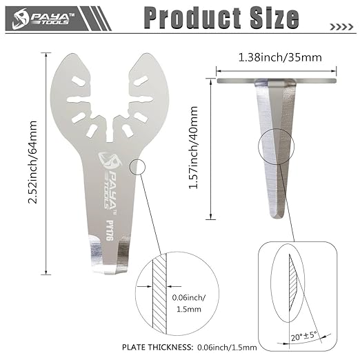 Pneumatic Air Windshield Knife Air Windshield Remover Sealant Cutter Blade for Auto Glass Glue Window Seal Cutter Car Windshield Windscreen Removal Tool (2-PACK)