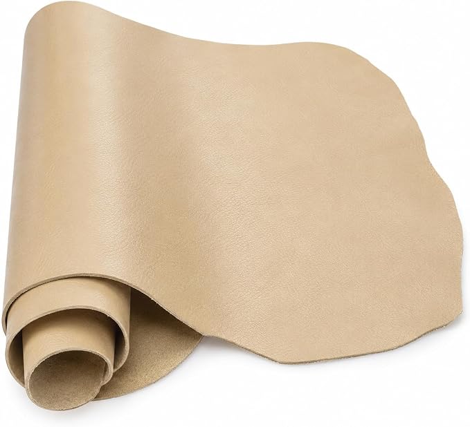 REED Leather HIDES - Cow Skins Upholstery Crafts (Natural Finish Cow Leather, 40 Square Foot)