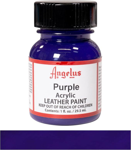 Angelus Acrylic Leather Paint Purple 1oz