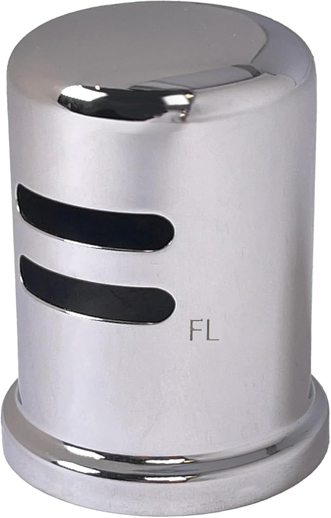 Westbrass D200-1-50-26 1-3/4" x 2-3/4" Solid Brass Air Gap Cap Kit, Skirted, Polished Chrome (50-Pack)