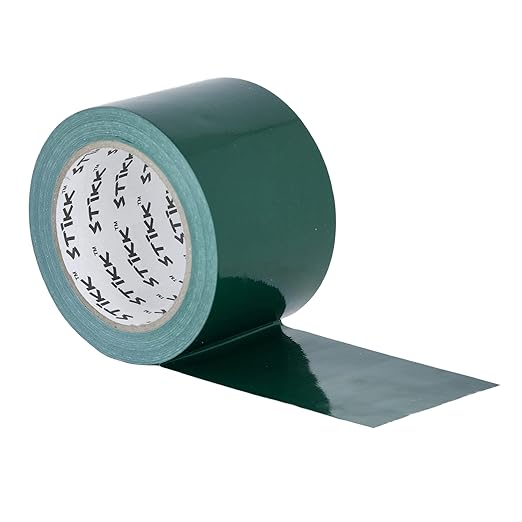STIKK Duct Tape - Green Duck Tape - 3 inch x 25 Yards - Heavy Duty Tape for Repairs, Household Projects - for Commercial HVAC and Construction - Effective Heavy Duty Waterproof Duct Tape