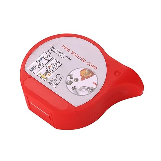 Pipe Repair Tape - Thread Sealing Cord, Pipe Sealing Thread Cord for Fixing, High-Heat Sealant, Water Leak Ribbon with Long-Lasting Finish, Plumbing Repair Unit for Waterproofing and Patching