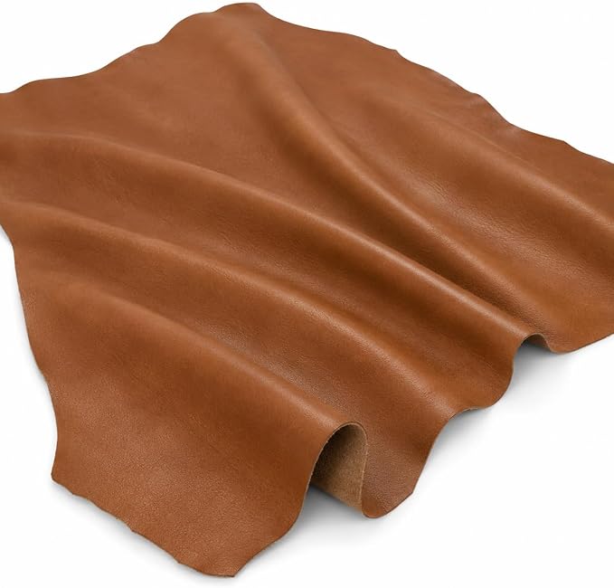 REED Leather HIDES - Cow Skins (100 Square Foot, Whiskey) | Arts and Crafts