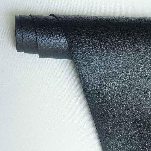 Leather Repair Patch,Self Adhesive Leather Repair Tape for Furniture,PU Leather Repair Kit for Car Seat, Couch, Sofa, Chair, (Black,19X50 inch)