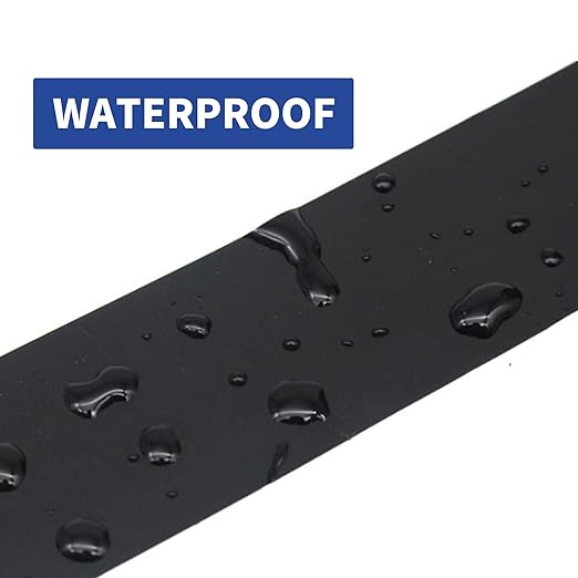 TAPEBEAR Corrosion Protection Pipe Tape, Wrap Pipe Tape for Drain Pipe, Metal Electrical Outdoor Underground Pipe, Waterproof PVC Black Tape, Duct Anti-Corrosion and Protection,3Inch X 33Yard,18rolls