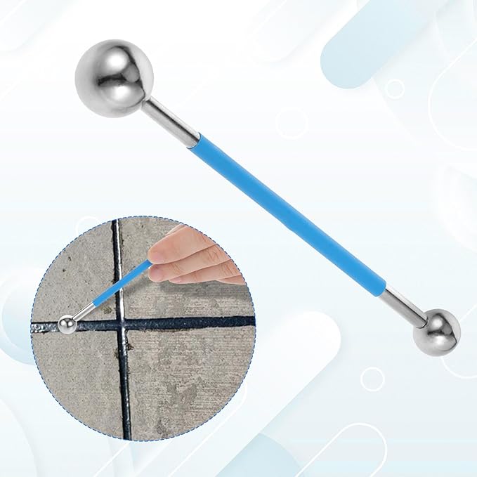 4 Pcs Caulking Ball Tool Kit Tile Floor Ball Ending Tiling Tool Joint Grout Repair Concrete Countertop Caulking Spreader Polymer Clay Tools for Tile Coating Sealant Finishing