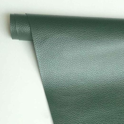 Leather Repair Patch,Self Adhesive Leather Repair Tape for Furniture,PU Leather Repair Kit for Car Seat, Couch, Sofa, Chair, (Dark Green,4X50 inch)