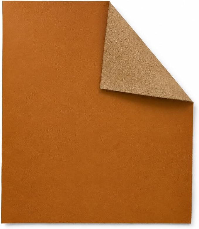 REED Leather HIDES - Cow Skins (40 Square Foot, Light Brown) | Arts and Crafts