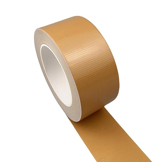Multi-Purpose Duct Tape 2 Inch x 33 Yards, Heavy Duty, Waterproof, Great for Repairs, Packaging, Arts Crafts and DIY Projects (Brown)