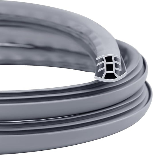 Flexible EPDM Rubber Strip (100 ft Long and 1 inch Wide) for Concrete Crack Repair and Replacement - Weather and Aging Resistant Expansion Joint Filler for Driveways and Sidewalks