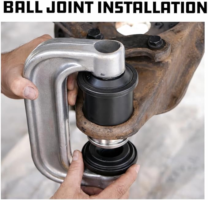 Powerbuilt 14 Piece Master Ball Joint Adapter Set, Fits for 2WD and 4WD Cars Trucks and SUV Ball Joint Tool, Compatible for Ball Joint Replacement and Repair - 940581