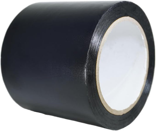 GGR Supplies T.R.U. CVT-536 Black Vinyl Pinstriping Dance Floor Tape: 4 in. Wide x 36 yds. Several Colors
