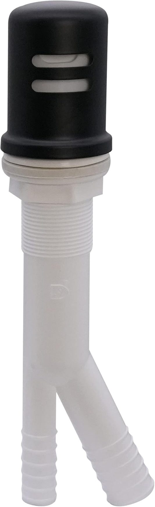 Westbrass A200-1-62 1-3/4" x 2-3/4" Solid Brass Air Gap Cap Kit, Skirted, Matte Black
