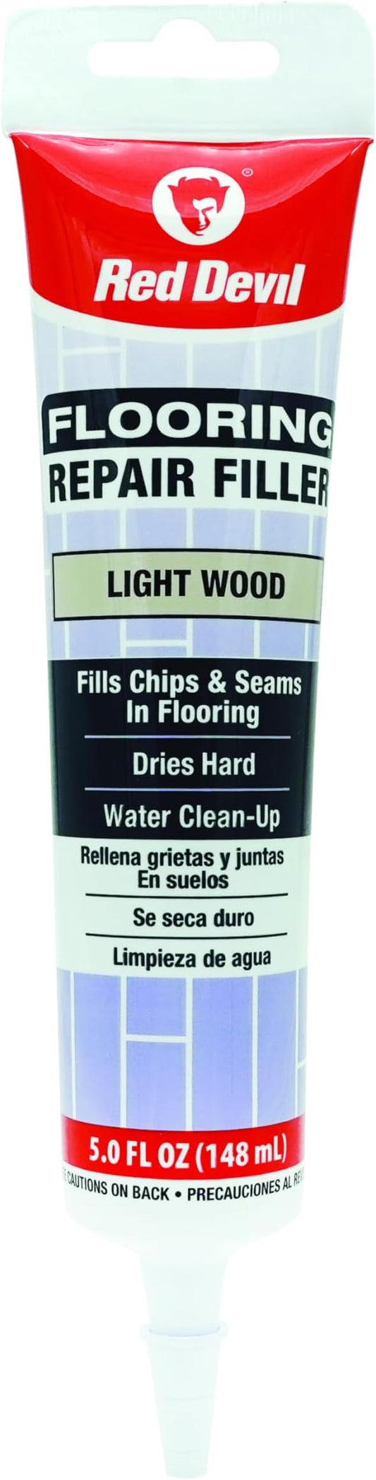 Red Devil 056020 Flooring Repair Filler, 5 oz., Light Wood, 1 Pack