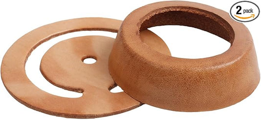 Pitcher Pump Leathers Repair Kit Leather Lower Valve Leather & Cup Leather for Pitcher Spout Pump Hand Press Pump (1pcs)