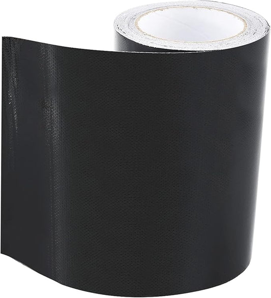 RealPlus 7.8" x 50' RV Underbelly Tape Waterproof Belly Tape with Permanent Sealing Adhesive for Camper Travel Trailer Mobile Home, Tear Repair Patch