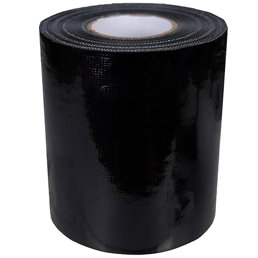 Heavy Duty Duct Tape, 6 Inch x 65 Feet Multi-Purpose Tape Super Strong Waterproof Duct Tape for Crafts & Home Improvement, Black