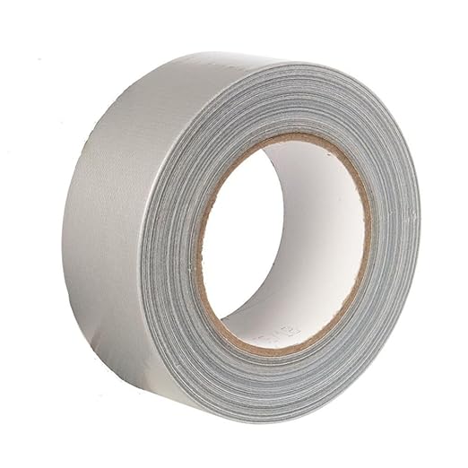 GTSE Silver Duct Tape, 2 Inches x 55 Yards (164 ft), Heavy Duty, Waterproof Repair Tape for Indoor or Outdoor Use, 48 Rolls
