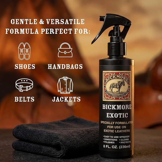 Bickmore Exotic Leather Cleaner & Conditioner for Exotic Skins and Leathers