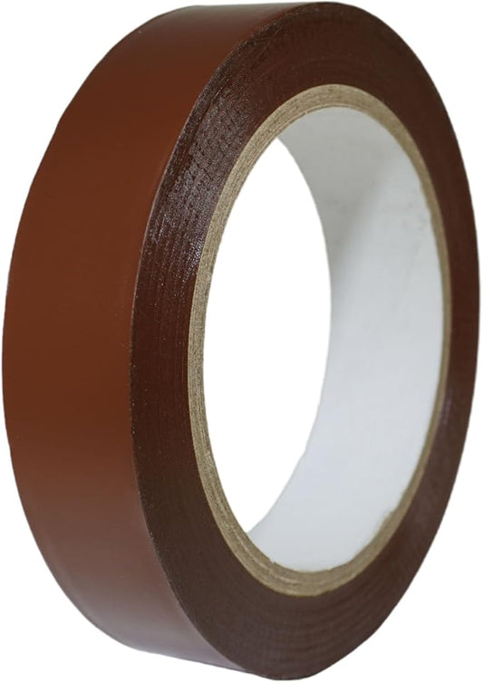 GGR SUPPLIES T.R.U. CVT-536 Brown Vinyl Pinstriping Dance Floor Tape: 1 in. Wide x 36 yds. Several Colors