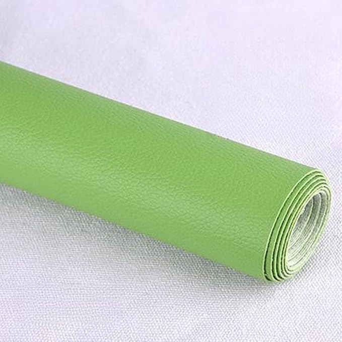 Leather Repair Patch Tape Kit,Self Adhesive Leather Repair Kit for Furniture,Vinyl Repair Kit for Couch,Sofa,Car Seats,Office Chair Luggage (Light Green,19.69"×53.94")