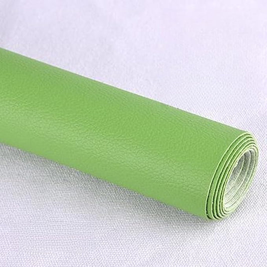 Leather Repair Patch Tape Kit,Self Adhesive Leather Repair Kit for Furniture,Vinyl Repair Kit for Couch,Sofa,Car Seats,Office Chair Luggage (Light Green,19.69"×53.94")