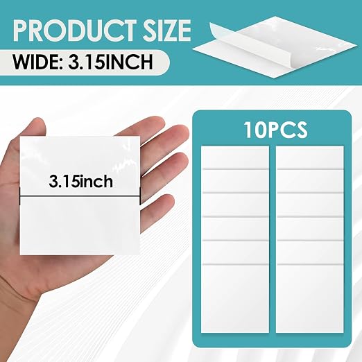 Clear TPU Inflatable Repair Kit for 2.7x2.7 Inch,10 Pcs | Heavy Duty Vinyl Repair Tape for Inflatable Water Slide, Pool Float, Air Mattress, Bounce House,Tent & All Vinyl Inflatables