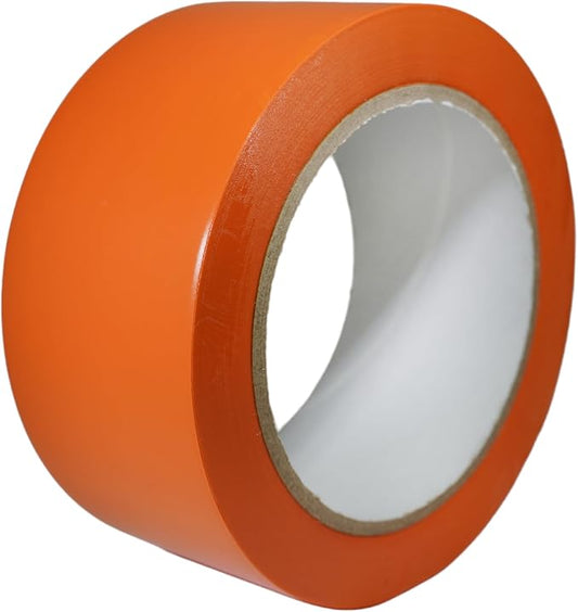 GGR SUPPLIES T.R.U. CVT-536 Orange Vinyl Pinstriping Dance Floor Tape: 2 in. Wide x 36 yds. Several Colors