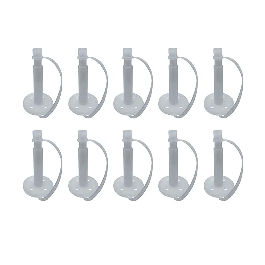 Liquid Concrete Standard Surface Injection Ports with Attached Caps (10)