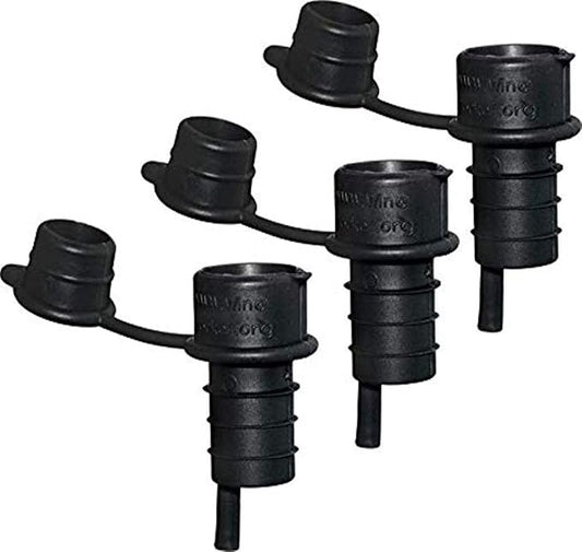 Haley's Corker Halye's 5-in-1 Wine Aerator, Stopper, Pourer, Filter and Re-Corker, 3 Pack