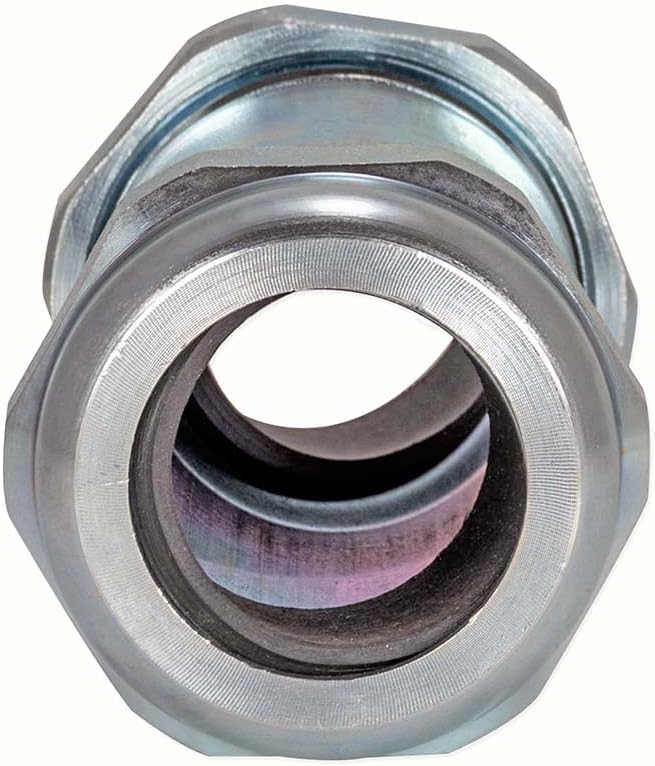 Eastman 4-3/8 Inch Long Pattern Compression Coupling, 1 Inch IPS, Galvanized Steel, 20566
