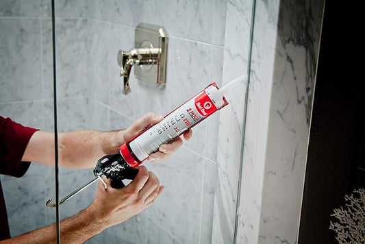 Red Devil 0816KB Silicone Shield Kitchen & Bath Sealant, 9.0 Oz, White, Pack of 1
