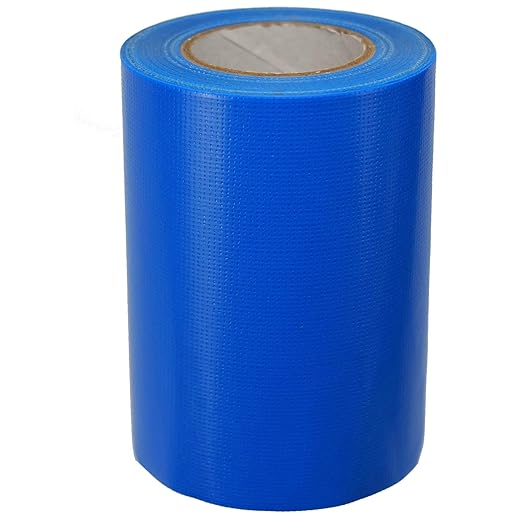 Super Strong Duct Tape 4 Inch x 32 Feet Multi-Purpose Heavy Duty Waterproof Duct Tape for Crafts & Home Improvement, Blue