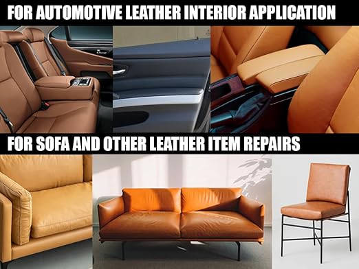 Leather Repair Tape – 12 X 48 inches Self Adhesive Waterproof Flexible Repair Patch Kit for Sofa Seating Couch Car Seat Drivers Seat Furniture Chair Leather Goods Burgundy