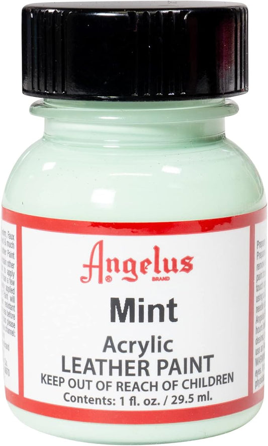 Angelus Acrylic Leather Paint, Mint, 1 oz.