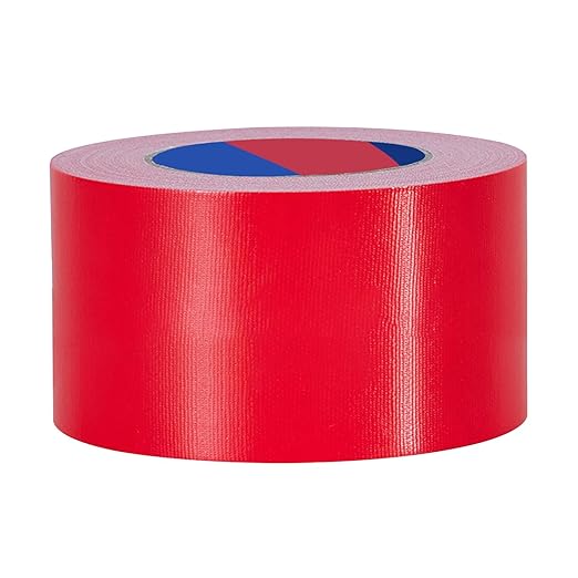 Red Heavy Duty Duct Tape, 3 Inch x 55 Yards, Industrial Grade Waterproof & UV Resistant, Strong Adhesive for Indoor Outdoor Repairs, Crafts, Home Improvement, Moving Packing and DIY Projects