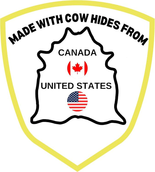 Leather Strap for Crafts & Jewelry | 72 Long × 5/8" Wide × 1/8" Thick (7-8oz) | Genuine Leather Strips for Crafts, Projects or Repairs - Blue | 4-Pack