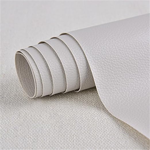 Large Leather Repair Patch for Couches 30 x 137 cm Leather Repair Tape Self,Repair Patch Self Adhesive Waterproof for Couches, Furniture, Kitchen Cabinets, Car Seats Light Grey 2