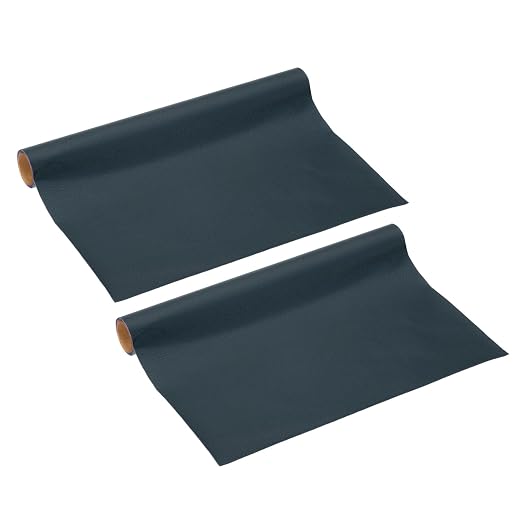 PATIKIL Leather Repair Patch, 2 Pack 10 x 24 Inch Self-Adhesive Vinyl Patch Furniture Tape Repair Kit for Sofas Couches Stools Chairs Cabinets Bags, Navy Blue