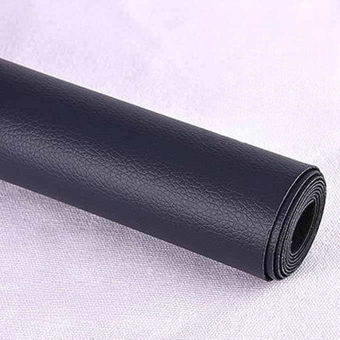 Leather Repair Patch Tape Kit,Self Adhesive Leather Repair Kit for Furniture,Vinyl Repair Kit for Couch,Sofa,Car Seats,Office Chair Luggage (Dark Blue,19.69"×53.94")
